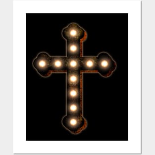 Marquee Crucifix Posters and Art